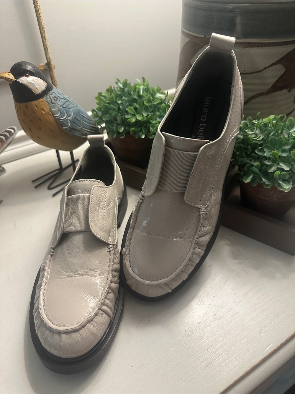 Laura Bellariva Italy  Loafers Size 38 Like New